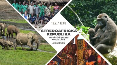 Plakát události Středoafrická republika - vyprávění (nejen) o gorilách