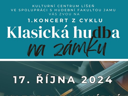 Plakát události Klasická hudba na zámku (Katedra klavírní interpretace)