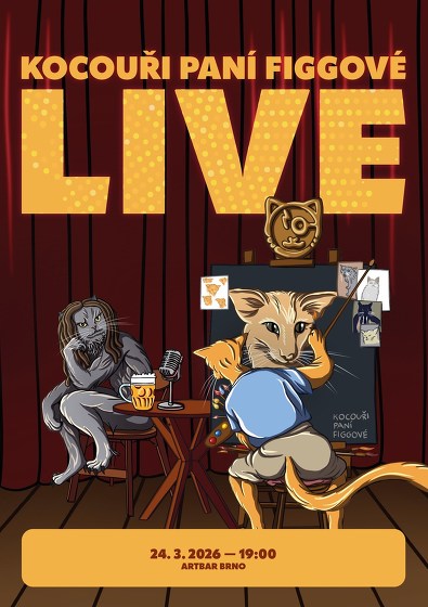 Plakát události Kocouři paní Figgové LIVE