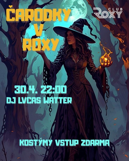 Plakát události Čarodky v Roxy