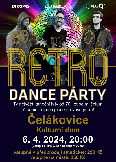 Plakát události Retro dance párty