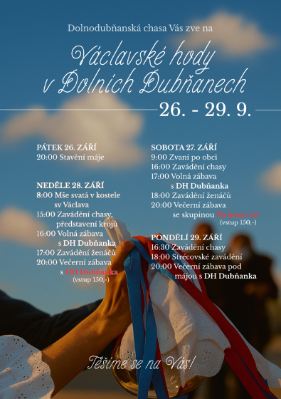 Plakát události Václavské hody