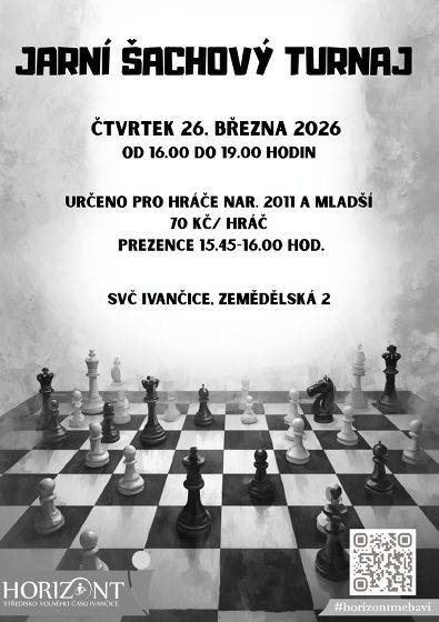 Plakát události Jarní šachový turnaj březen 26
