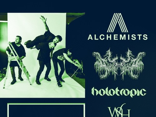 Plakát události Alchemist + Swept Into Decay + Holotropic + We Still Here
