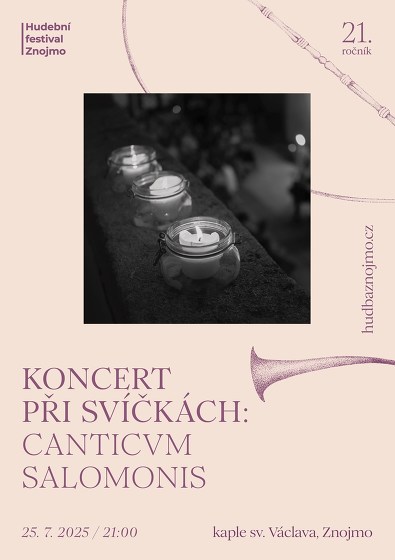 Plakát události Koncert při svíčkách I: CANTICVM SALOMONIS