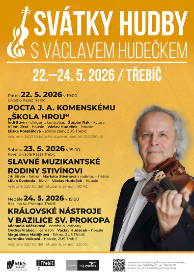 Plakát události Svátky hudby s Václavem Hudečkem