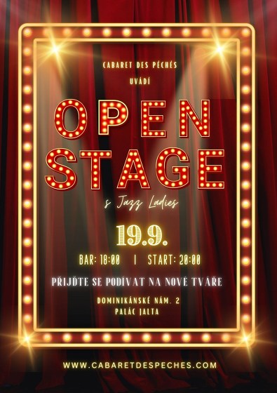 Plakát události Cabaretní OPEN STAGE