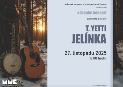 Plakát události Adventní koncert T. Yetti Jelínka