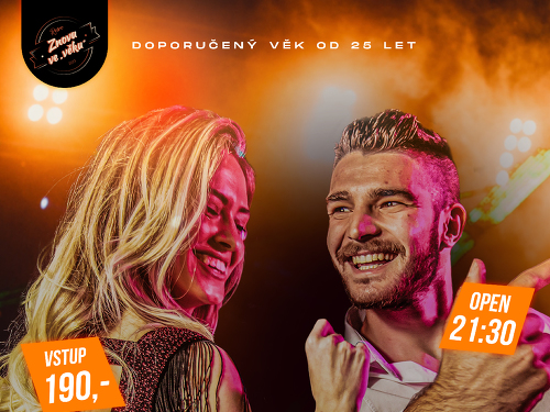Plakát události Diskotéka v Třebíči | ZNOVU VE VĚKU ⭐️