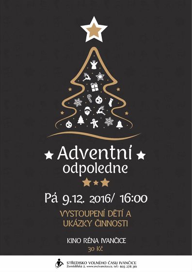 Plakát události Adventní odpoledne