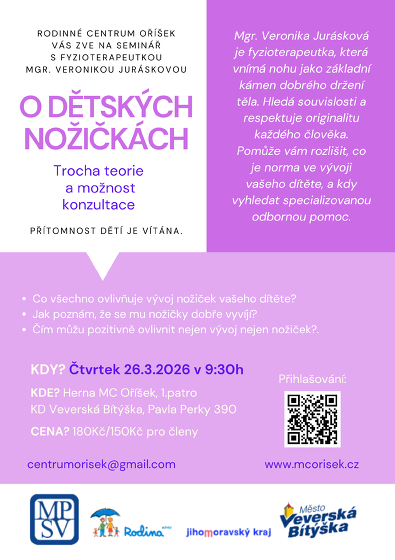 Plakát události O dětských nožickách