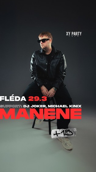 Plakát události MANENE na Flédě