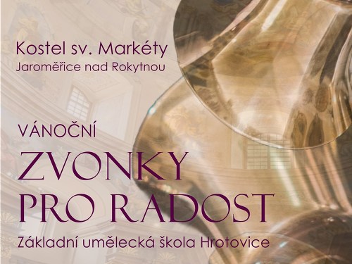 Plakát události Vánoční Zvonky pro radost - ZUŠ Hrotovice