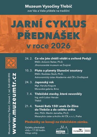 Plakát události Jarní cyklus přednášek