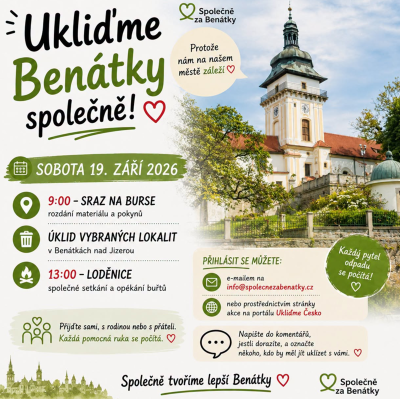 Plakát události Ukliďme Benátky společně!