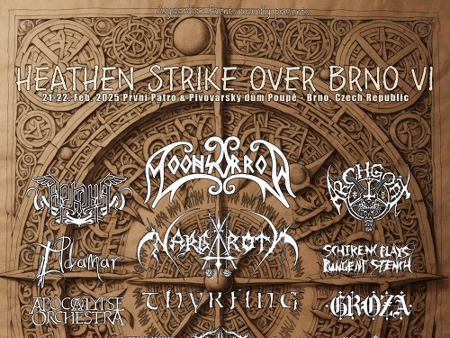 Plakát události Heathen Strike over Brno VI.