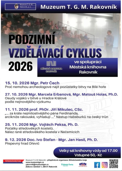 Plakát události Podzimní vzdělávací cyklus