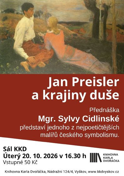 Plakát události Jan Preisler a krajiny duše