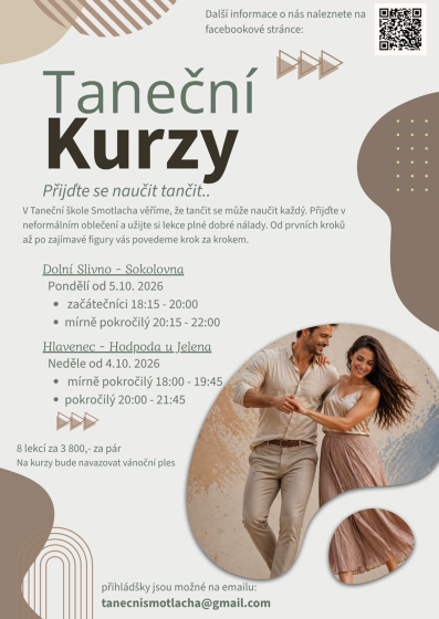 Plakát události Taneční Kurzy