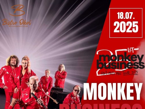 Plakát události Monkey Business - Když múzy mlčí tour 2025