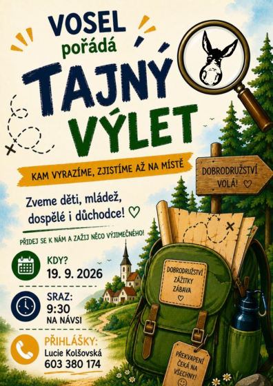 Plakát události Tajný výlet
