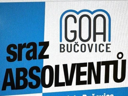 Plakát události Sraz absolventů Gymnázia a Obchodní akademie Bučovice