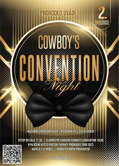 Plakát události Cowboys Convention 2023