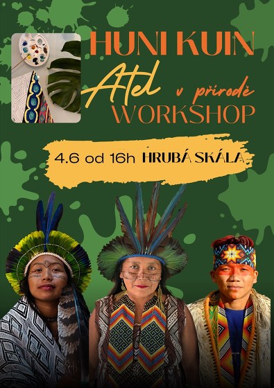 Plakát události Huni Kuin Art Workshop