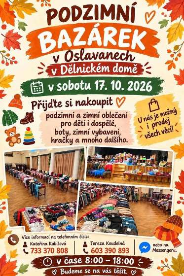 Plakát události Podzimní bazarek