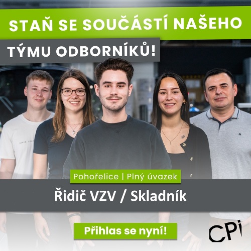 Řidič VZV / Skladník, Pohořelice