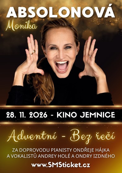 Plakát události Monika Absolonová - Adventní - Bez řečí