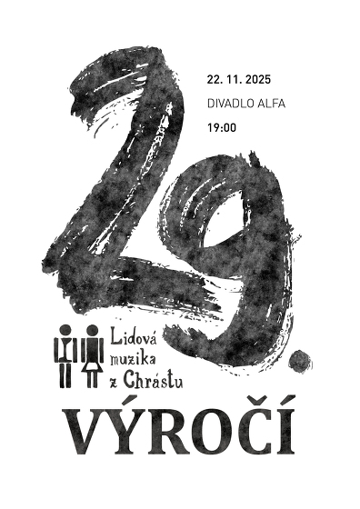 Plakát události Lidová muzika z Chrástu: 29 let