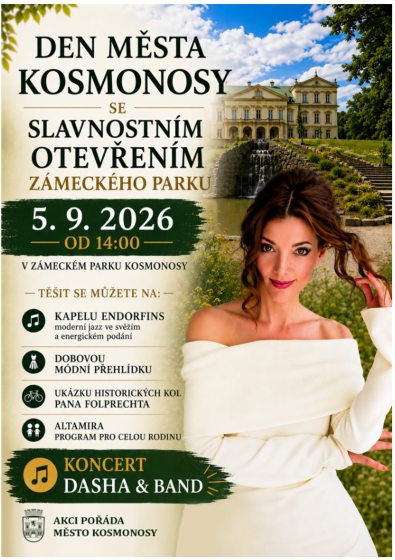 Plakát události Den města Kosmonosy
