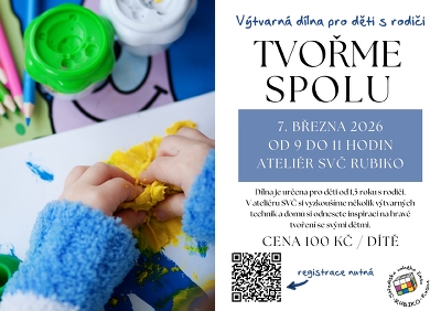 Plakát události Výtvarná dílna pro děti s rodiči