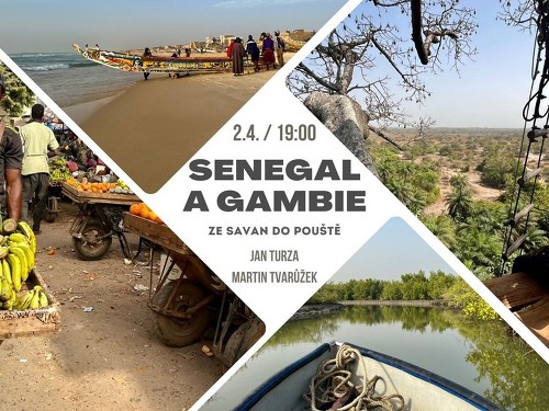 Plakát události Senegal a Gambie - ze savan do pouště