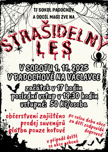 Strašidelný les v Padochově