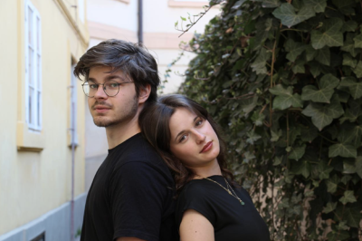 Plakát události Živá hudba v IC - Honza Rieger a KATTIA Barešová