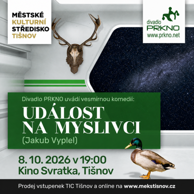 Plakát události Událost na Myslivci