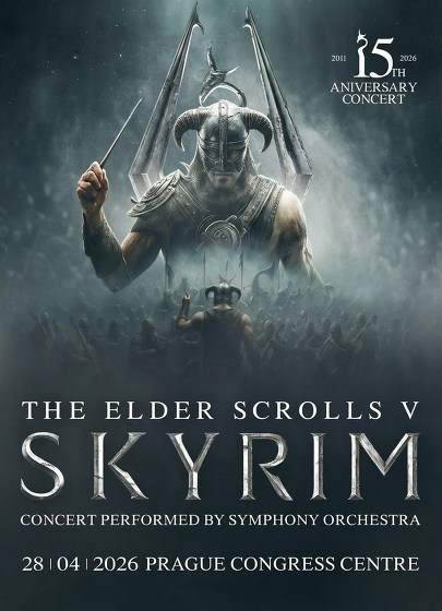 Plakát události Skyrim 15th Anniversary Concert