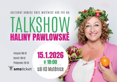 Plakát události Talkshow Haliny Pawlowské