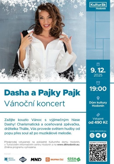 Plakát události Vánoční koncert: Dasha & Pajky Pajk