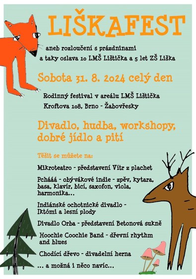 Plakát události Liškafest 2024