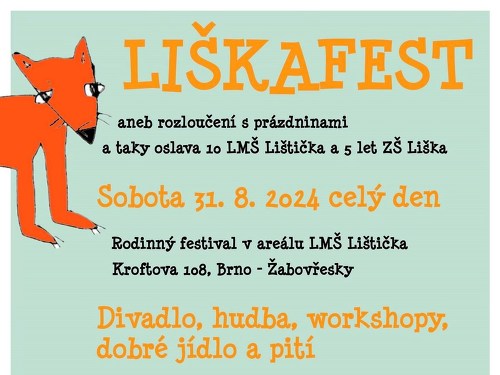 Plakát události Liškafest 2024