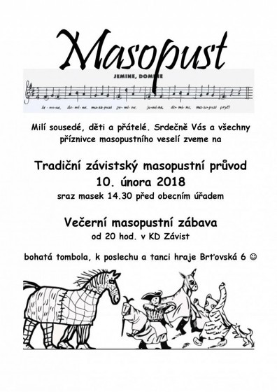 Plakát události Masopust
