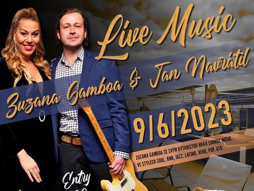 Plakát události Live Music Zuzana Gamboa & Jan Navrátil v La Gaviota Terraza