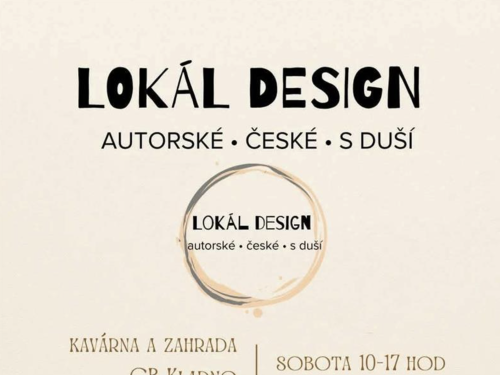 Plakát události LOKÁL DESIGN - autorské, české, s duší