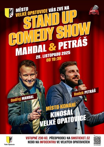 Plakát události STAND UP COMEDY SHOW: Mahdal & Petráš