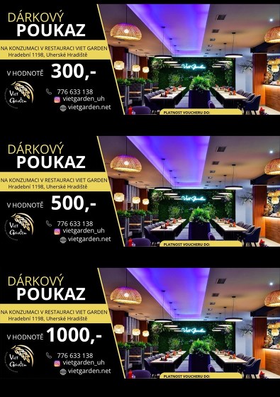 Plakát události Dárkový voucher Viet Garden