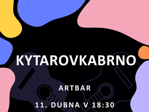 Plakát události KytarovkaBrno v ArtBaru
