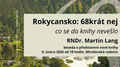Plakát události RNDr. Martin Lang: Rokycansko: 68krát nej